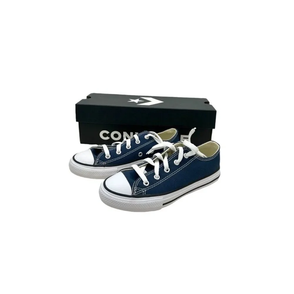 Converse Chuck Taylor All Star Core Kids Size 1 Low Top Canvas Sneakers Lace Up